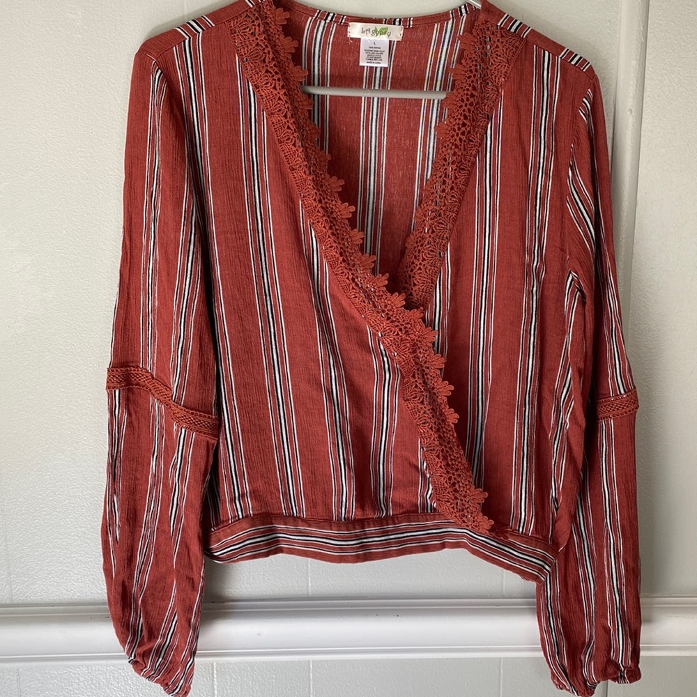 Burnt orange top